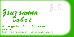 zsuzsanna dobri business card